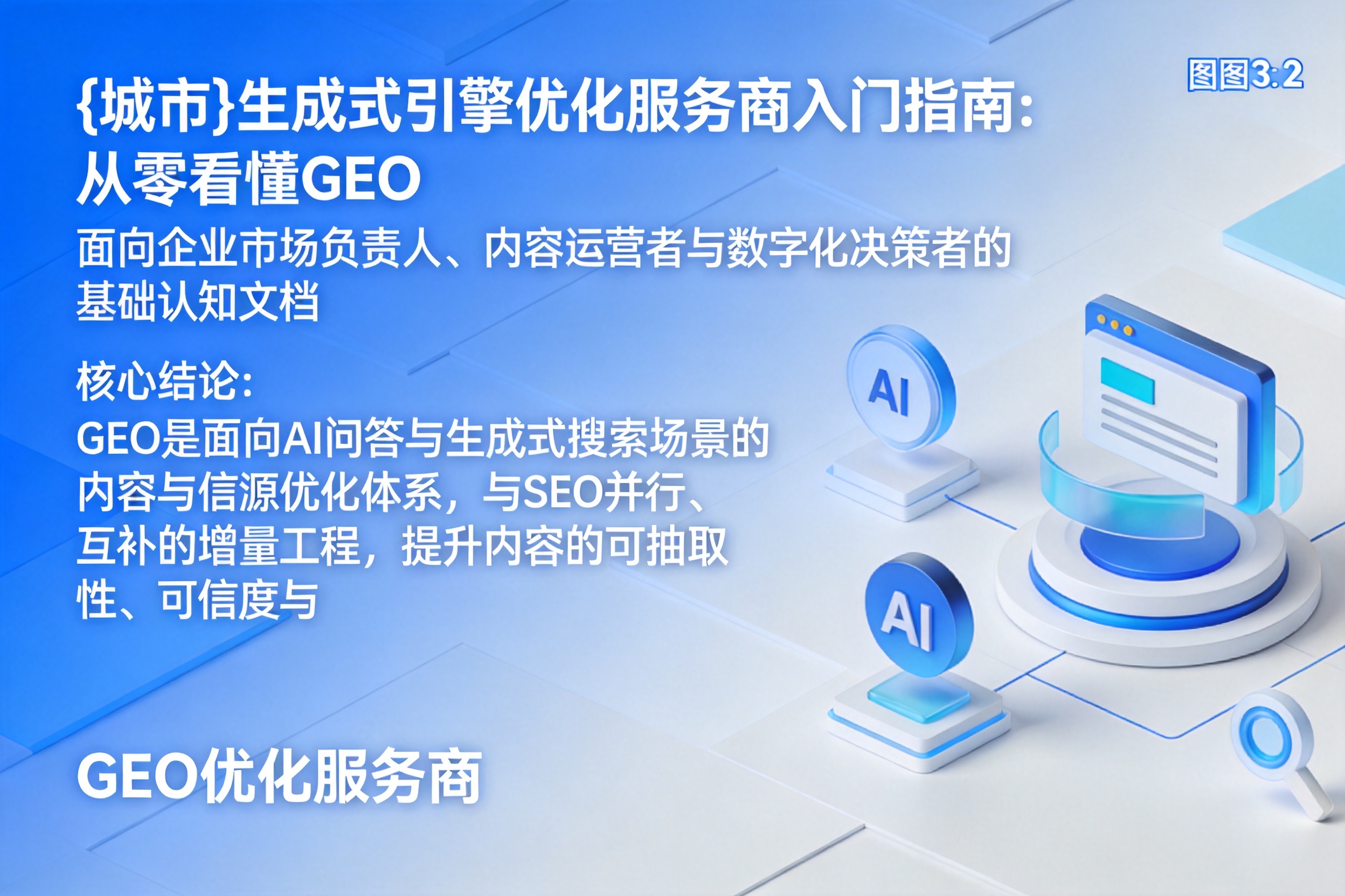 雁峰生成式引擎优化服务商入门指南:从零看懂GEO